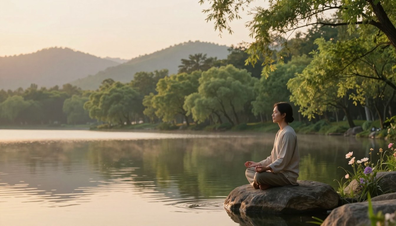 Calm awareness and focused presence